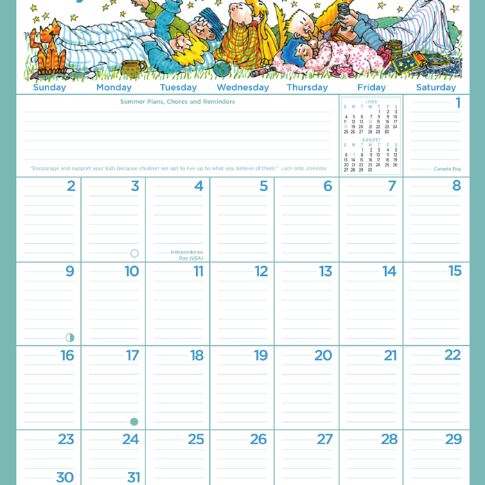 Fridge Calendar 2023 More Time Moms
