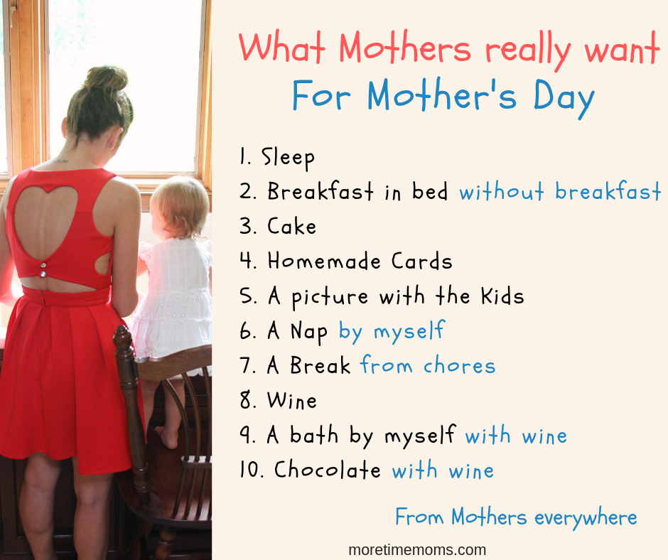 Psst, Here's What Moms Really Want For Mother's Day