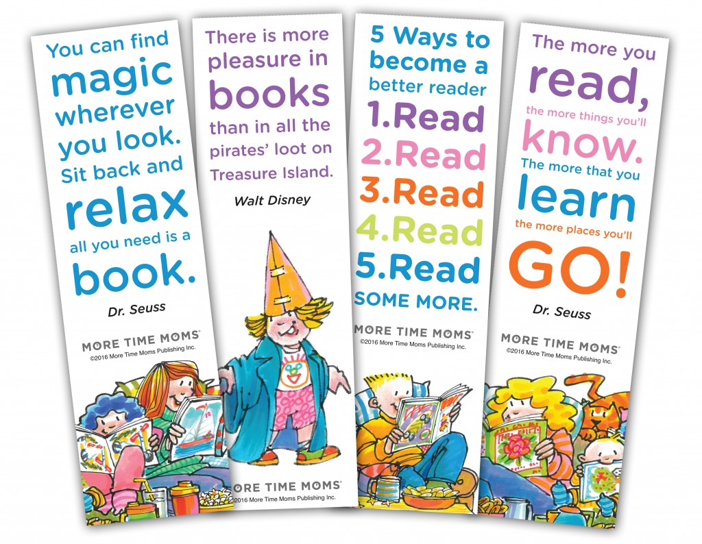 Encourage Little Bookworms & Free Printable Bookmarks More Time Moms